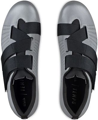Превью  Велотуфли шоссейные FIZIK Tempo Powerstrap R5 Reflective Grey/Black